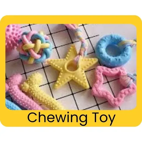 Chew Toy included in the free puppy starter kit