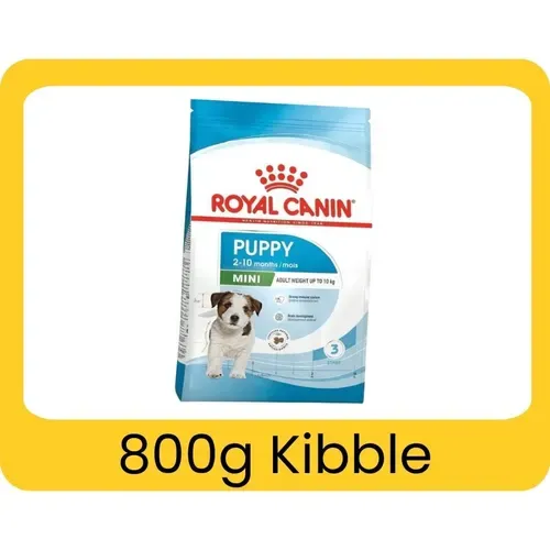 Kibbles included in the free puppy starter kit
