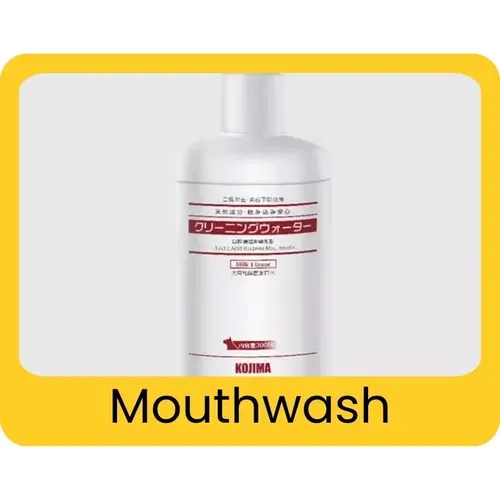 Mouth Wash included in the free puppy starter kit
