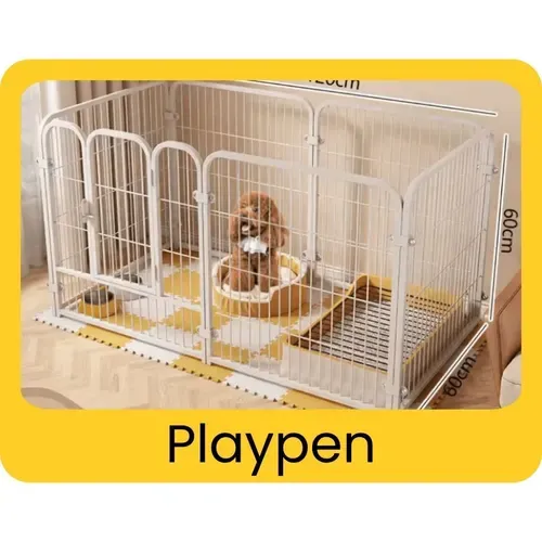 Play Pen included in the free puppy starter kit
