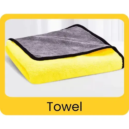 Towel included in the free puppy starter kit