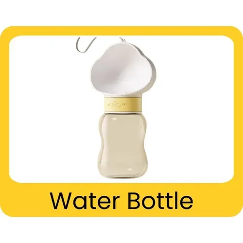 Water Bottle included in the free puppy starter kit